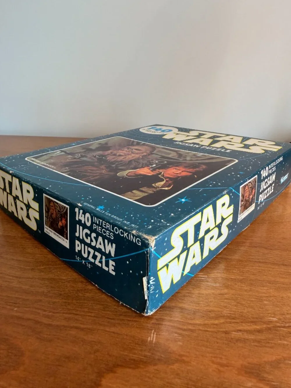 Vintage 1977 Star Wars 140 piece Jigsaw Puzzle Han Solo & Chewbacca - Complete